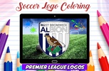 Logo Soccer Coloring Page screenshot 4