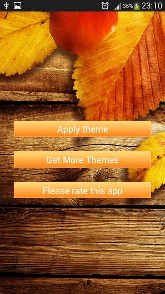GO Keyboard Orange Autumn Theme - Preview 8