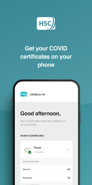 COVIDCert NI - Preview 1