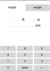Height & Weight converter screenshot 2