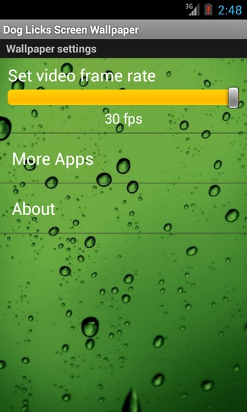Dog Licks Screen Wallpaper - Preview 1