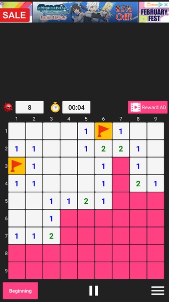 Minesweeper game - Preview 5