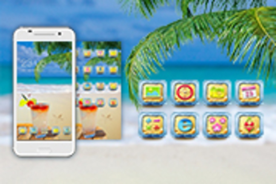 Hot Summer Theme: Tropical Sunny Beach wallpaper - Preview 2