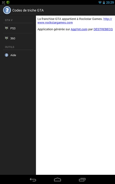 Codes de triche GTA - Preview 1