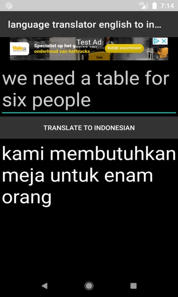 language translator english to indonesian - Preview 1