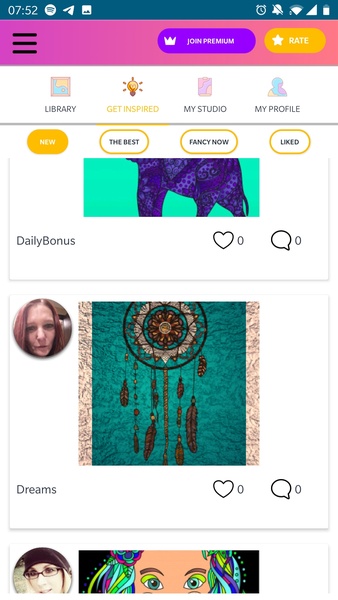 DyeIt: free antistress coloring book - Preview 11