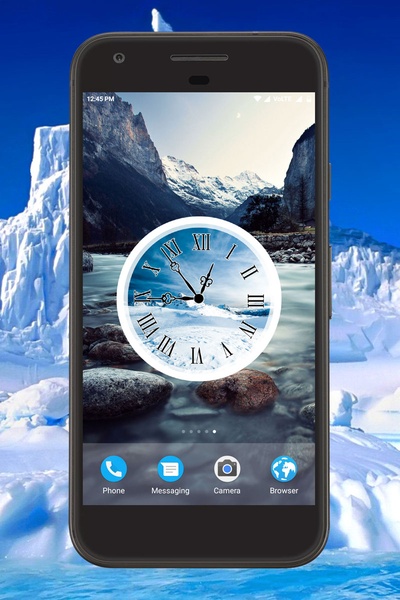 Ice Clock Live Wallpaper - Preview 1