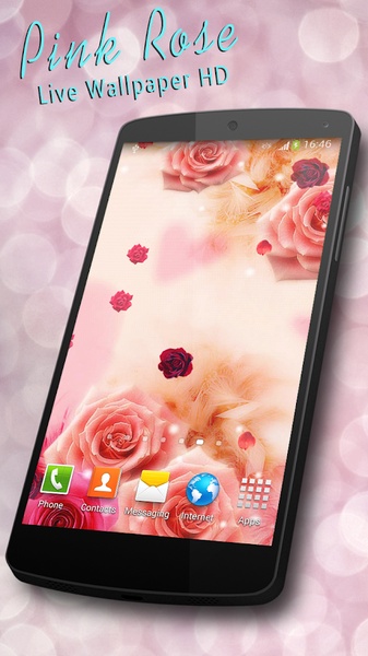 Pink Rose Live Wallpaper HD - Preview 4