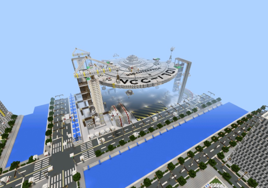 Map StarTrek for Minecraft - Preview 2