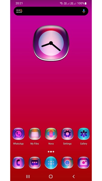 Colorful Glass ONE UI Icon Pack Free - Preview 8