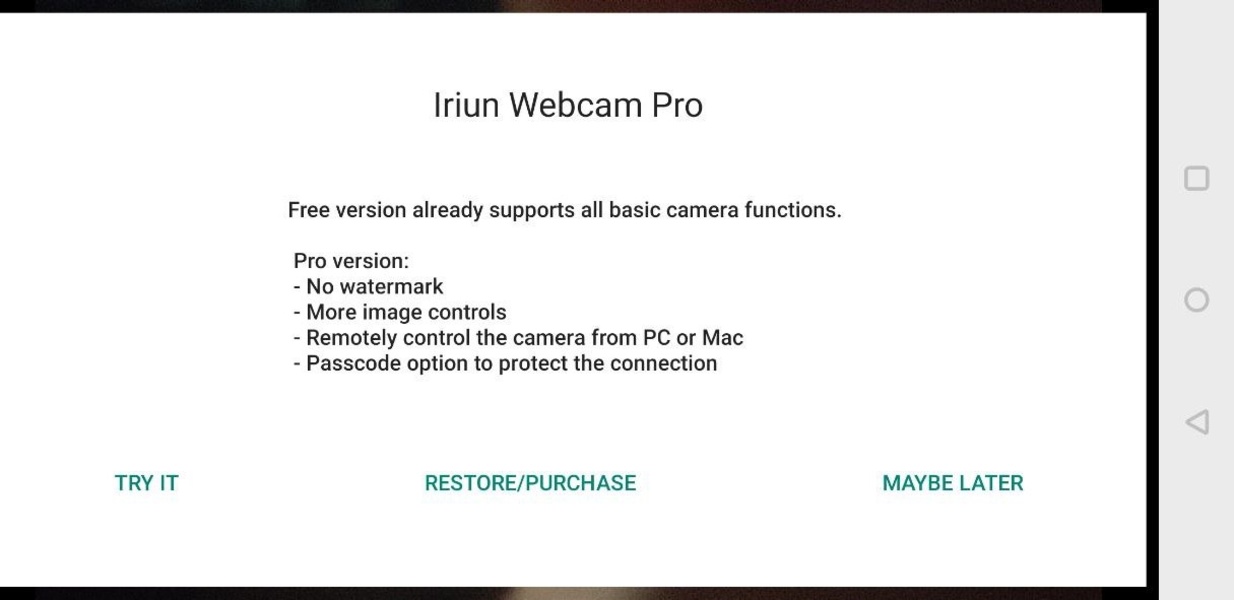 Irun best sale webcam descargar