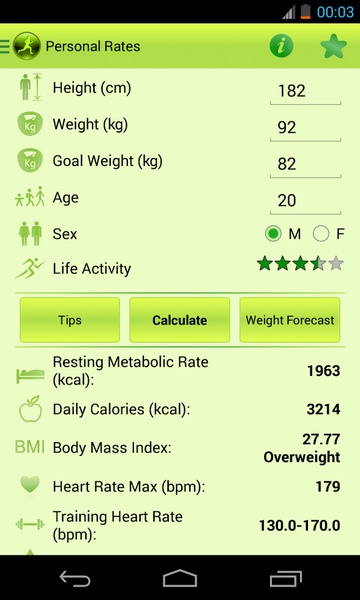 Fitness Calculator - Preview 6