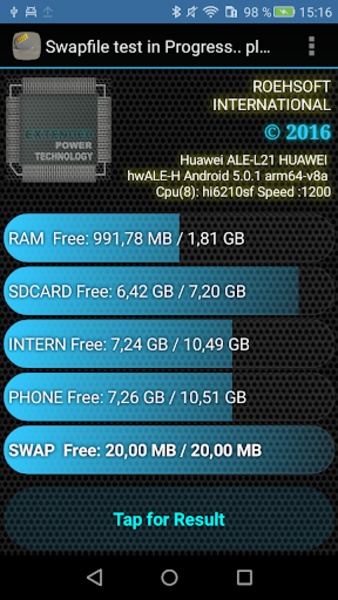 MemoryInfo-SwapCheck For Android - Download The APK From Uptodown