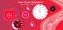 Love Clock Live Wallpapers screenshot 1