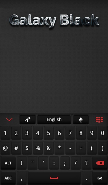 Samsung Galaxy Black Keyboard - Preview 4