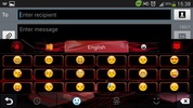 Heart Flame GO Keyboard Theme screenshot 2