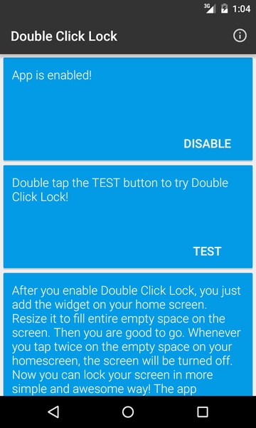 Double Click Lock - Preview 3