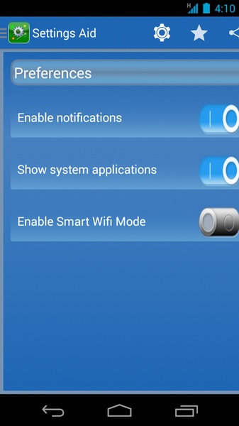 Settings Aid - Preview 1