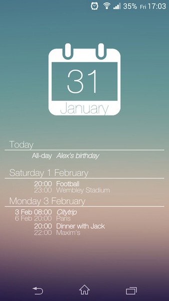 Flat for Zooper Widget Full - Preview 3