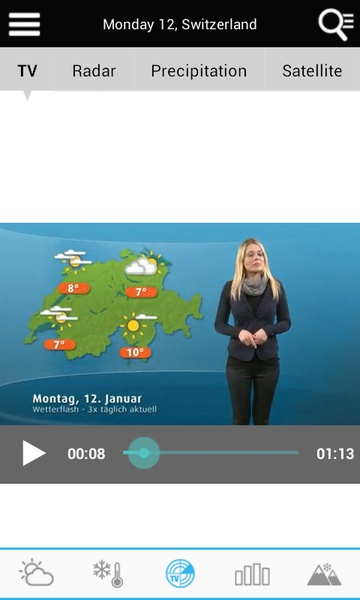 Weather for Switzerland - Preview 3