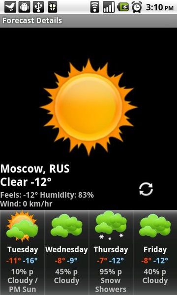 Flip Clock xTheme Widget 4x2 - Preview 4