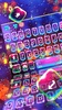 Luminous Neon Raindrops Keyboard Theme screenshot 4
