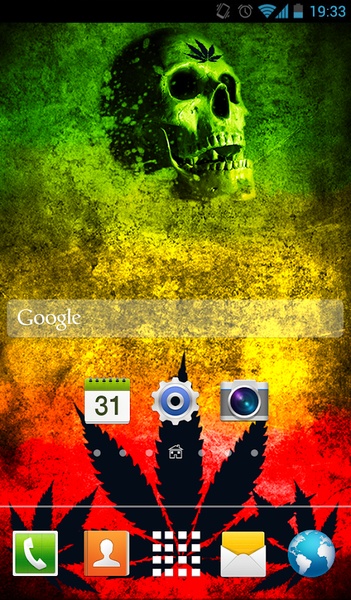 Rasta Skull Keyboard - Preview 1