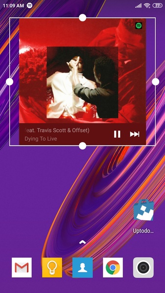 Material Music Widget - Preview 5