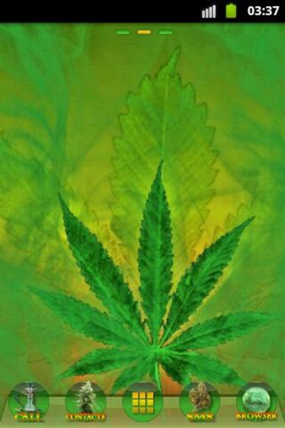 GO Launcher Ganja Weed Theme - Preview 4