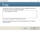 Java Uninstall Tool screenshot 3