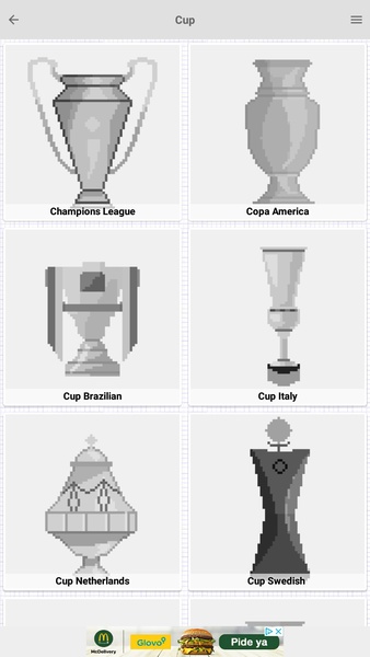Pixel football logos : Sandbox color by numbers - Preview 4