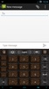 GO Keyboard Leather Theme screenshot 2