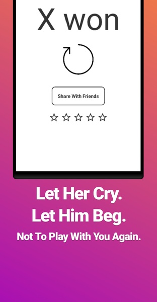 XO - Actual Fullscreen Tic Tac Toe and Relationshi - Preview 3