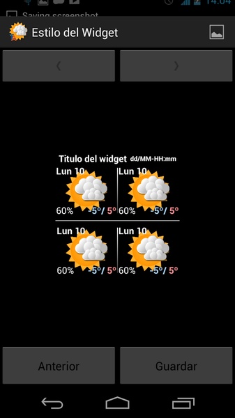 Widgets METEO - Preview 2