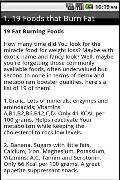 Foods That Burn Fat - Preview 2
