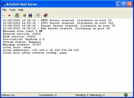 ArgoSoft Mail Server screenshot 1