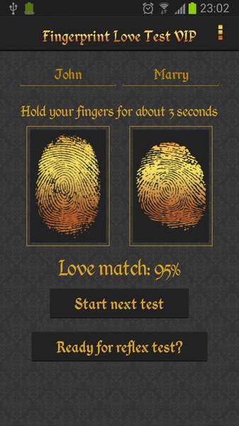 Fingerprint Love Test VIP - Preview 1