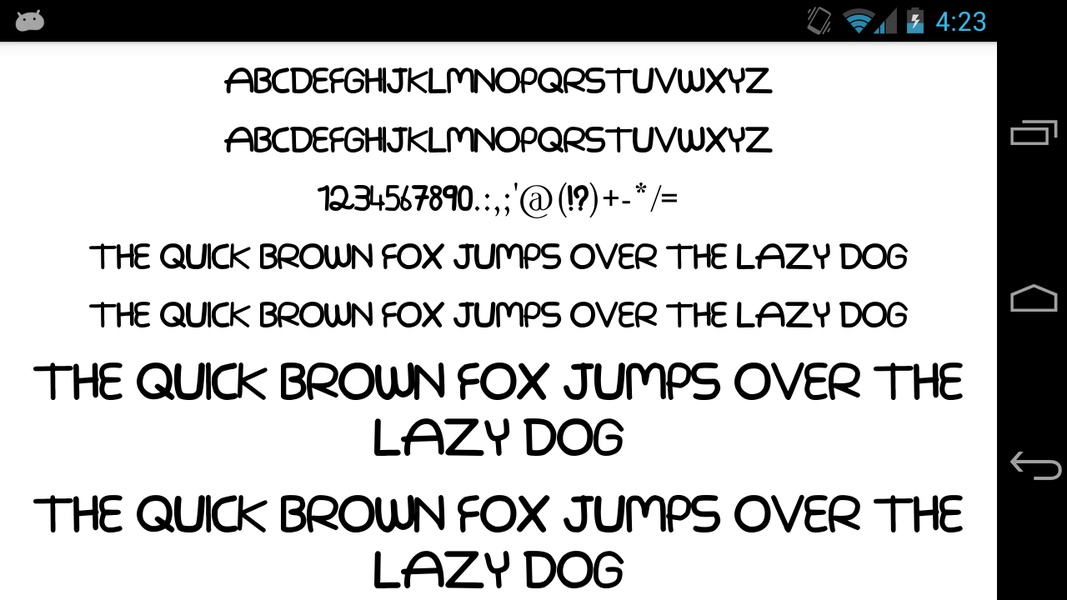 Fonts for Android - Download the APK from Uptodown