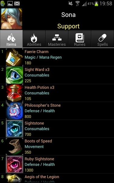 LoL Champions Build - Preview 3