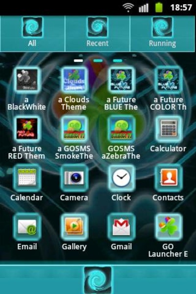 GO Launcher EX Theme Future B - Preview 2