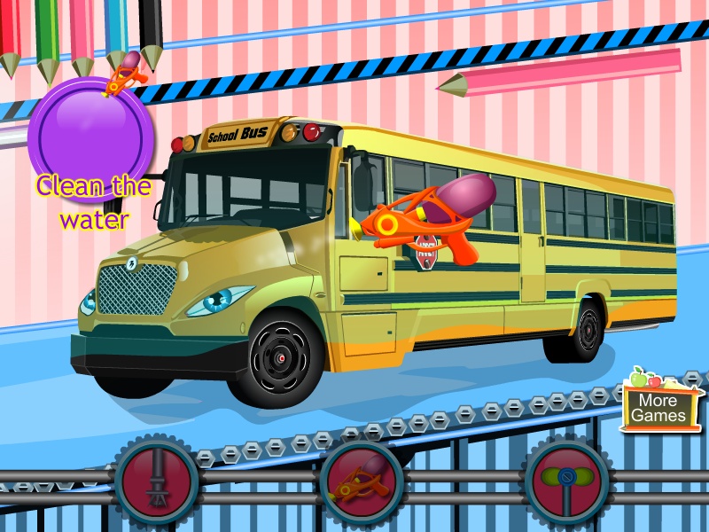 School Bus Wash - Preview 2