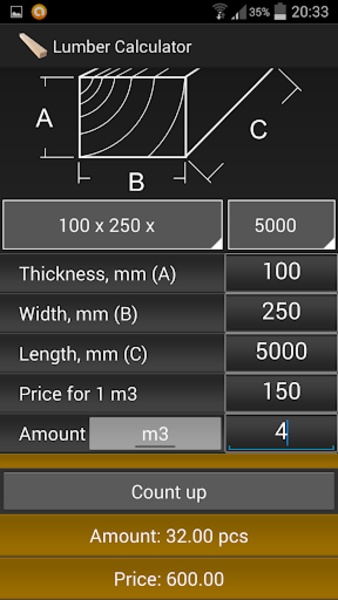 Lumber Calculator - Preview 17