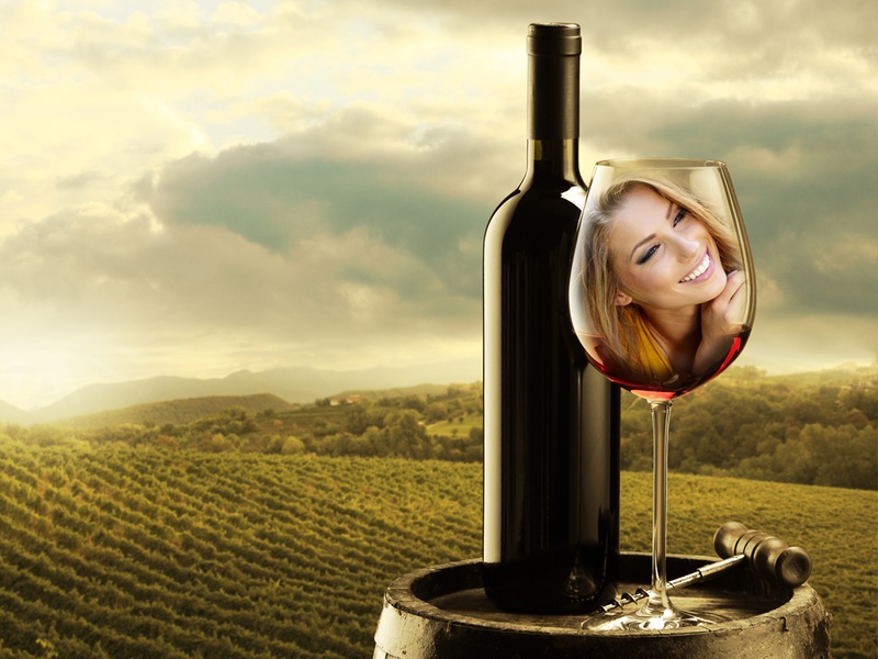 Bottle And Glass Photo Frames - Preview 4