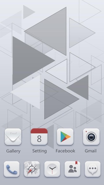 Pale GO Launcher Theme - Preview 3