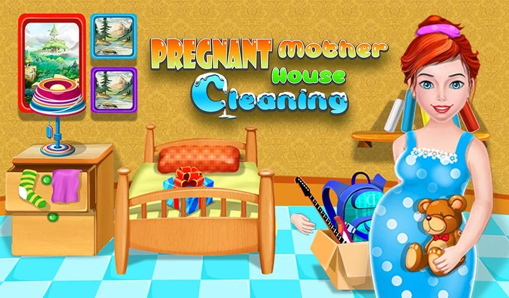 Pregnant Mother House Cleaning - Preview 1