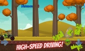 Downhill Racing Car Shooter screenshot 4