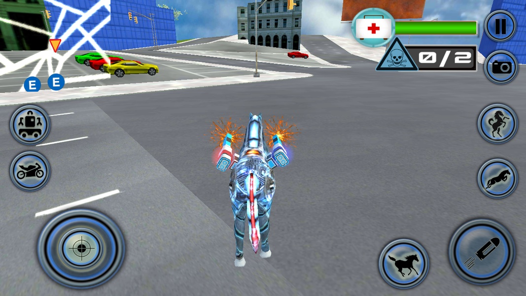US Police Horse Robot Bike Transform Wild Cop Game - Preview 7
