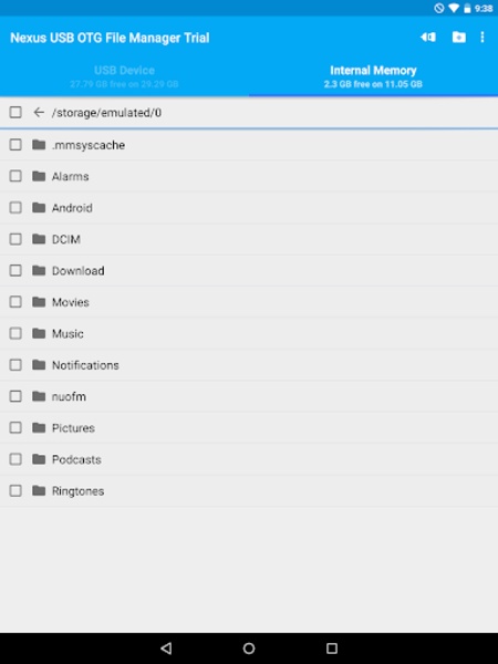 USB OTG File Manager for Nexus Trial - Preview 7