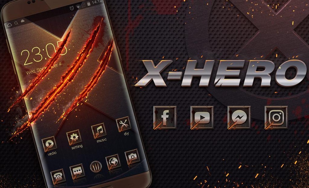 XHero Theme: Dark Assassin - Preview 1