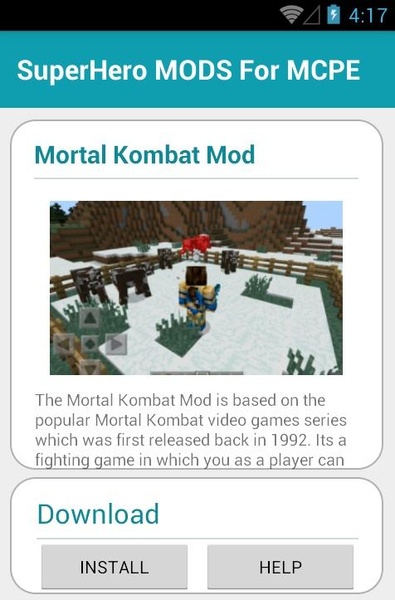 SuperHero MODS For MCPE - Preview 4
